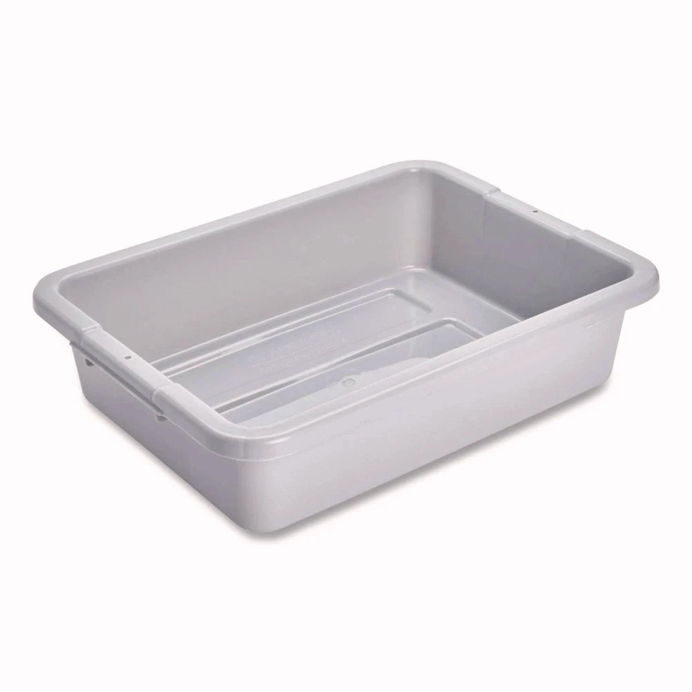 Rubbermaid Commercial 3349GRA 20″ x 15″ x 5″ Bus/Utility Tote – GRY New