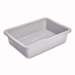 Rubbermaid Commercial 3349GRA 20″ x 15″ x 5″ Bus/Utility Tote – GRY New