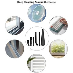 6 Pcs Micro Wet Dry vacuum attachment kit, Mini Cleaning Kit for Home, 6 PCS