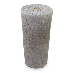 Oil-Dri L91002 Sorbent Roll, 36 Gal, 30 In X 150 Ft, Universal, Gray,