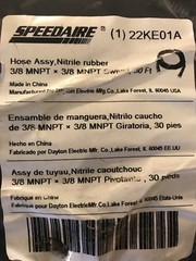 speedaire : 22KE01 powerwasher hose 30 ft