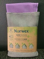 Norwex Basic Package – Window & Enviro Cloth 1 Count (Pack of 1), Purple