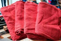 2500 Pieces Red Shop Towels Large 15×14 Cleaning Rags, Fast Free Shipping