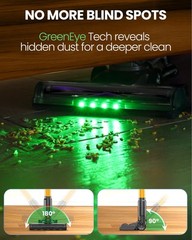 Zynet S8 Cordless Vacuum Cleaner 500W/45Kpa/40Mins Lightweight Stick Vacuum For