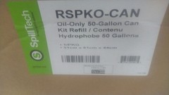 Spilltech RSPKO-CAN 46 Gal Absorbed Oil-Only Spill Kit Refill