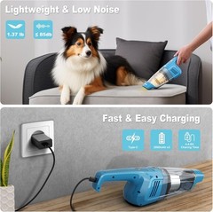TROIZO Handheld Vacuum Cordless, 14500PA Powerful Suction Hand Held Vacuum Clean