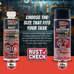 Rust Converter 8 FL OZ – Neutralizer & Encapsulating Sealer for Automotive