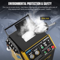 Dry Ice Blasting Cleaning Machine Dry Ice Blaster Cleaner Dual Pressure Gauge