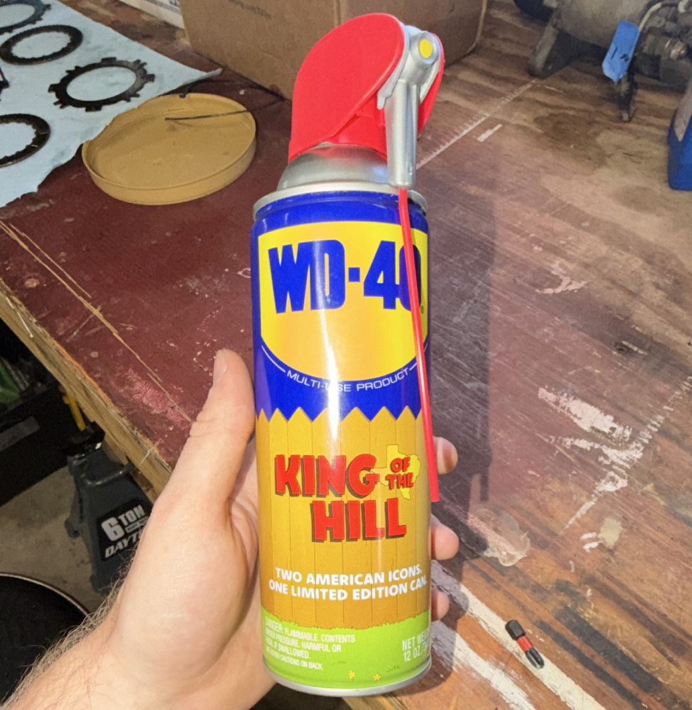 WD-40 Multi-Use Product Lubricant Multi-Surface 1-25 fl oz King of the Hill