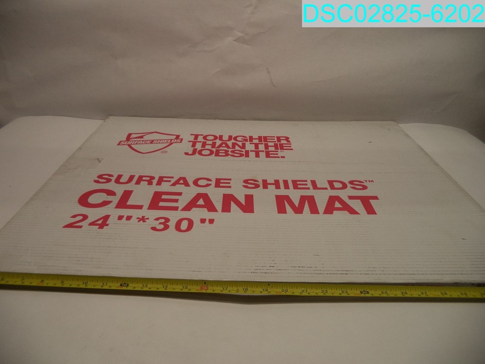QTY=16: CM2430W4 Surface Shields 24″ x 30″ White Tacky Clean Mat 796976202479