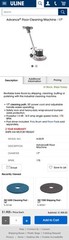 Advance Pacesetter 17HP 17” Floor Machine in new condition