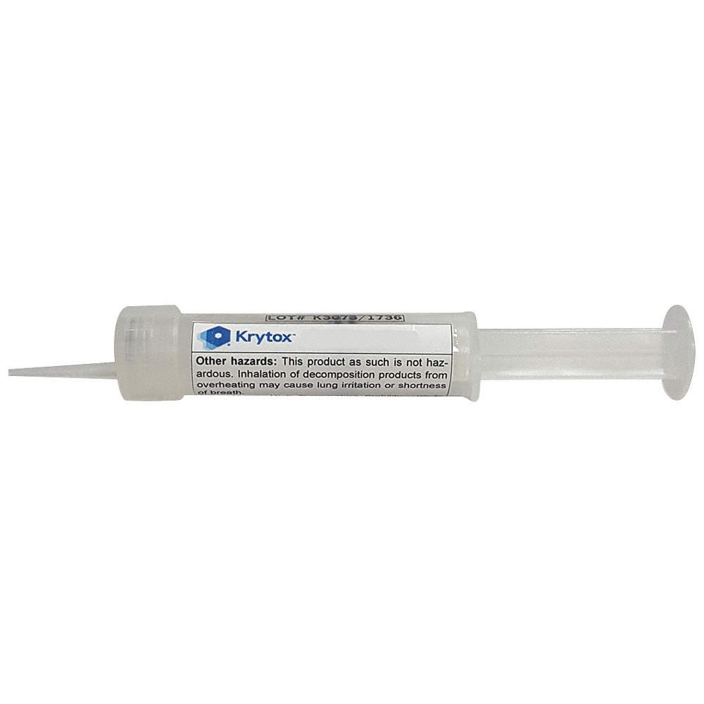 KRYTOX 1514 Vacuum Pump Lubricant,14oz,Syringe,2 SAE 35RP87