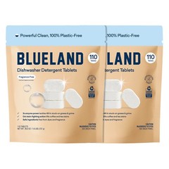 Fragrance-Free Dishwasher Tablets 220-Count Plastic-Free