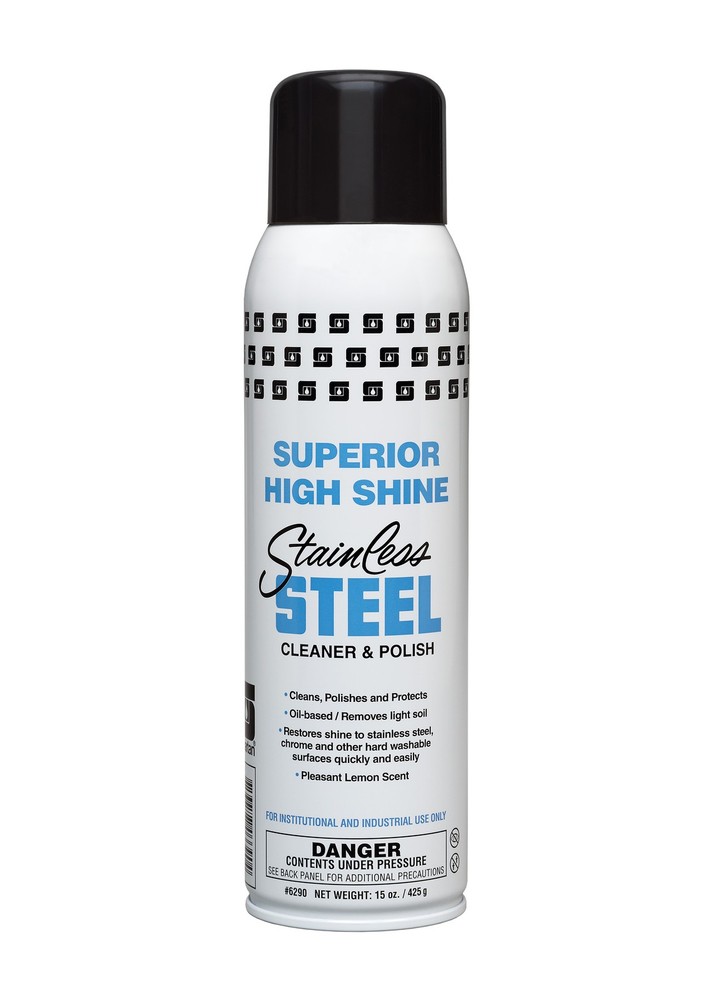 Case of 12 Spartan Superior High Shine Stainless Steel Cleaner & Polish Oil Base