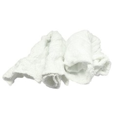 Recycled White Terry Towel For Wiping – 40 lbs. Case 4×10 lbs. Compressed Boxes