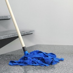 Mop Head Replacement Microfiber Floor Cleaning 13 oz 33.5 Inch, Red