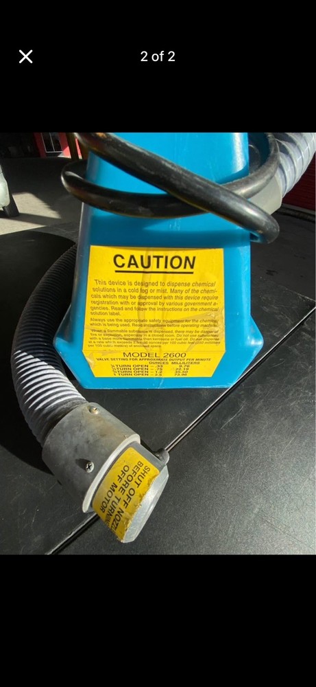 Hydro-Force PureMist Wet Fogger Blue Model 2600