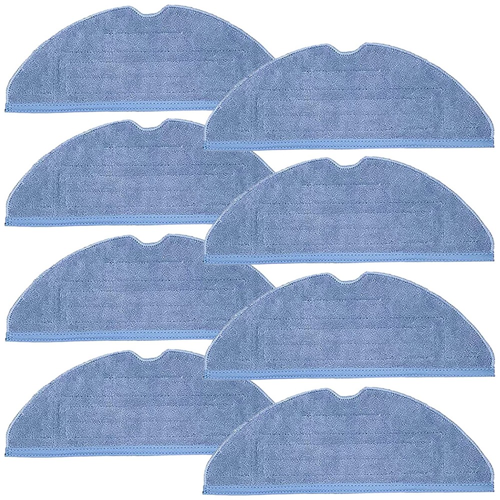 8 Pack S7 Vacuum Mop Replacement Pads for Xiaomi Roborock 8 pack, Blue