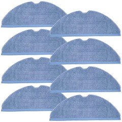 8 Pack S7 Vacuum Mop Replacement Pads for Xiaomi Roborock 8 pack, Blue
