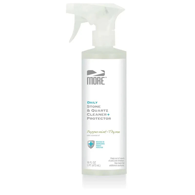 MORE® Daily Stone & Quartz Cleaner + Protector w/Antimicrobial Protection