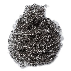 AmerCareRoyal S730 1.50 oz Polybagged Stainless Steel Sponge – Gray (144/CT) New