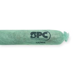 Brady Haz412 Sorbent Sock, 12 Gal, 3 In X 48 In, Harsh Chemicals, Green, 12 Pk