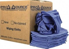 5 Lb Box Blue PRO SOURCE Virgin 100% Cotton Lint-Free Huck Towels: 16″ x 25″