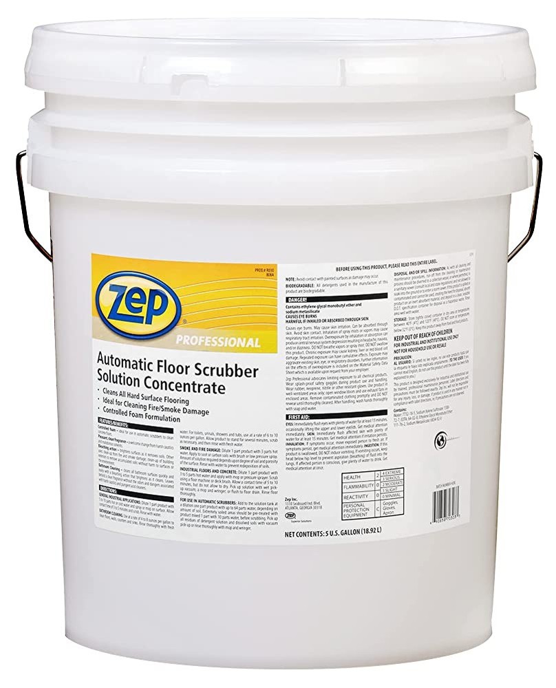 Zep Professional Automatic Floor Scrubber Solution Concentrate – 5 Gallon (1
