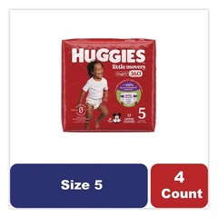 Huggies 56607 Over 27 lbs. Baby Diapers – Size 5/Disney Design (4/Carton) New