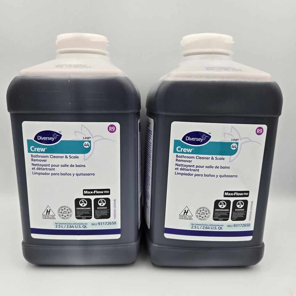 2- Pack Diversey 93172650 Bathroom Cleaner & Scale Remover 2.5L Bottle J-Fill