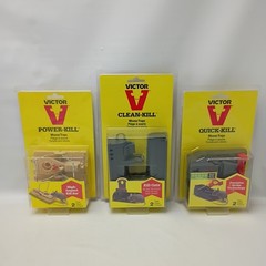 Victor Mouse Trap Lot Power Kill Clean Kill Quick Kill 2 Of Each New