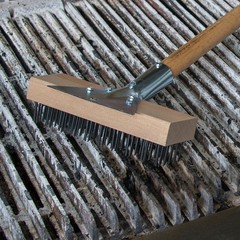 Carlisle 36372500 Oven Grill Brush & Scraper with 30″ Handle – Natural New