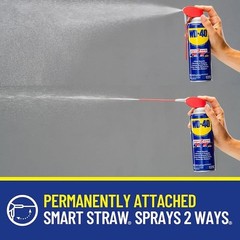 New Multi Purpose Original WD-40 Formula Lubricant Spray 2-PACK w/. Smart Straw