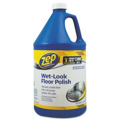 Zep Commercial ZUWLFF128EA 1 gal. Bottle Wet Look Floor Polish New