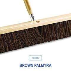 Boardwalk Floor Brush Head, 3.25″ Brown Fiber Bristles, 36″ Brush, 2/Pack