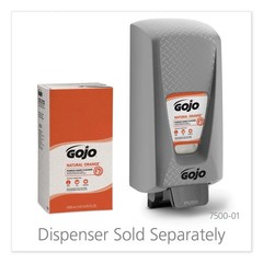 GOJO 7556-02 Natural Orange Pumice Hand Cleaner 5000 mL (2/Case) Citrus Exp 4/23