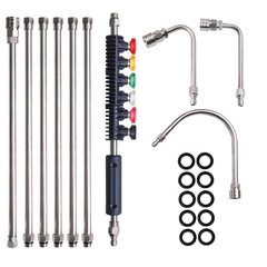 Xiny Tool Pressure Washer Extension Wand, 10 Pack 120 inches, Stainless Steel