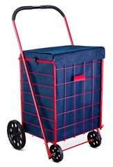 Handy Laundry Shopping Cart Liner, 18″ X 15″ X 24″, Square Bottom, Navy Blue