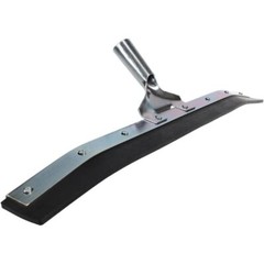 PRO SOURCE Curved 24″ Black Rubber-Blade Floor Squeegee, Handle Not Incl