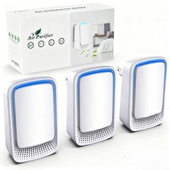 Air Ionizers for Home (3 Pack), Negative Ion Generator, Quiet Air Freshener f…