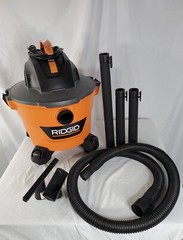 Ridgid Wet/Dry Vac. HD09001 Peak HP 4.25 9 Gal No Filter Local Pick-Up Only Used