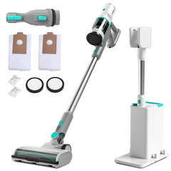 HAUSHOF Cordless Handheld Vacuum Cleaners 250W HEPA Filter Anti-Tangle Brushroll