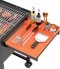 Orange Silicone Grill Mat Compatible with Blackstone Griddle