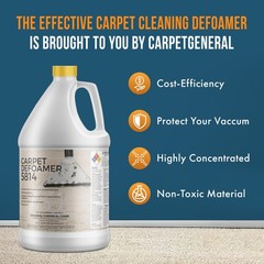 Carpet Defoamer 5814 – Foam Suppressant Solution For Machines – 1 Gallon