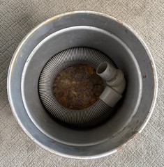 Vintage Shop-Vac Wet Dry Model 10 Gallon Made in U.S.A Brown Metal Can Model 777