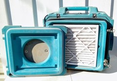 DRI-EAZ F284 DEFENDAIR AIR SCRUBBER HEPA 500 MICROBAN VARIABLE SPEED