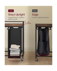 VASAGLE Laundry Sorter, 43.5 Gal. (165 L) Laundry Hamper Basket… FAST USA SHIP