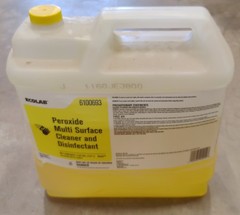 Ecolab 6100693 8.00% Concentrate Peroxide Multi Surface Cleaner & Disinfectant
