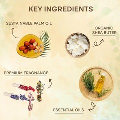 Natural Soap Bars Set (Set of 6), 7 Oz Assorted
