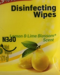 Lysol Wipes Travel Pack 1ea 15ct Pk Lemon & Lime Scent-Kills 99% Germs-SHIP 24HR